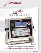 Digital Weight Indicator 225 Navigator Cardinal Scale Benchtop