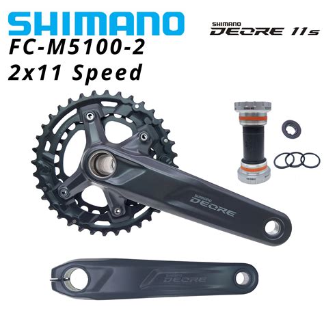 Shimano Deore M X S Piece Front Chainring Crankset Fc M