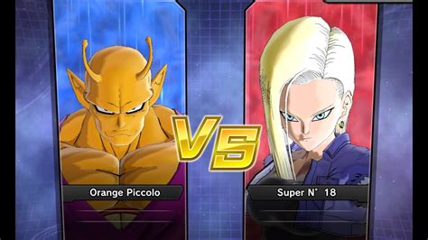 Xenoverse 2 Requested Match PC Orange Piccolo Vs Super N18 YouTube