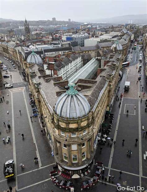 City Centre Buildings Seen From The Viewing Platform After Climbing