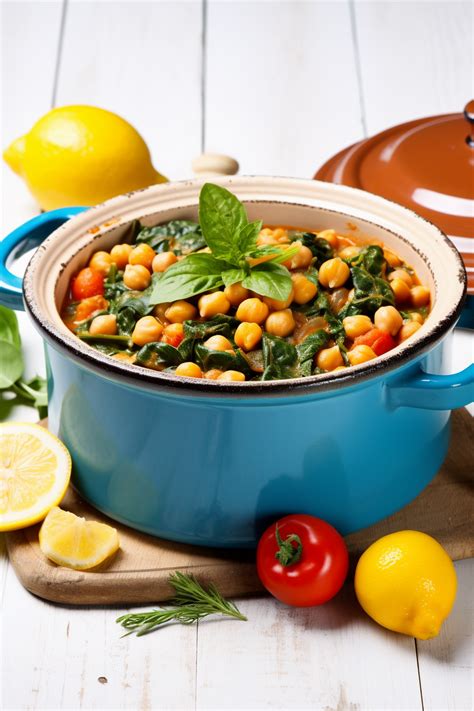 Spanish Chickpea And Spinach Stew With Cumin Cooking Mediterranean