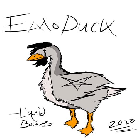 Emo Duck By Liquidbeans On Deviantart