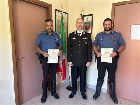 Poggio Mirteto Apprezzamento Del Comandante Provinciale Di Rieti Per 2