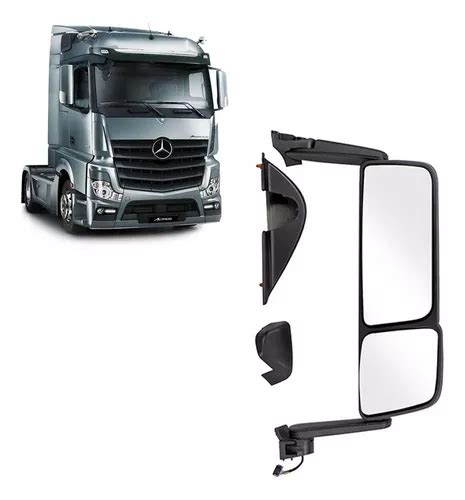 Espelho Retrovisor Direito Braco Longo Mb Actros Mp4 2020 El Frete grátis