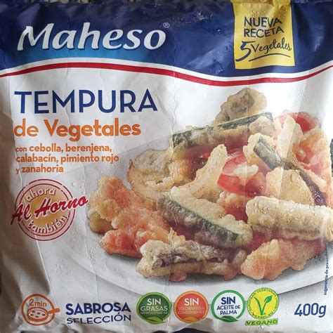 Maheso Tempura De Vegetales Reviews Abillion