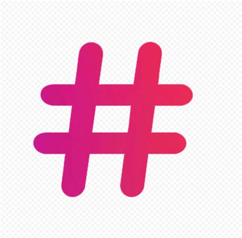 Twitter Colors Hashtag Icon Social Media Citypng