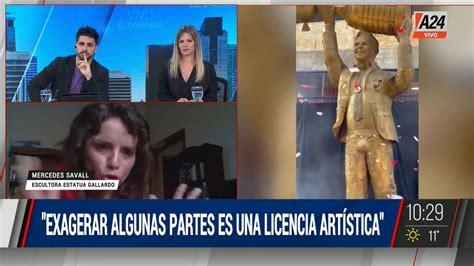 Habl Con A La Escultora De La Estatua De Marcelo Gallardo Me