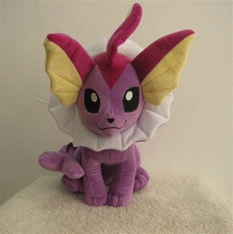 Shiny Vaporeon Plush Doll Pokemon / Pocket Monster by LRCraftShop