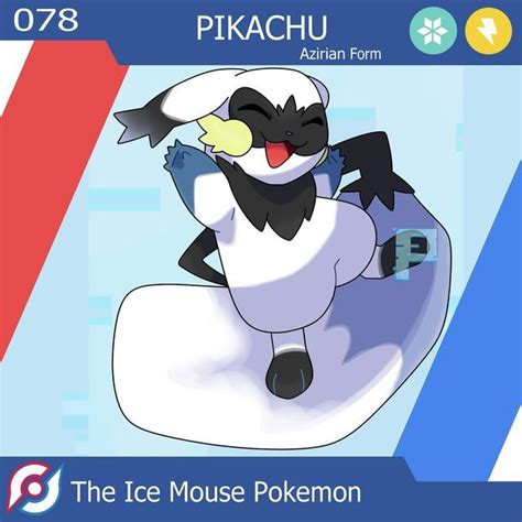 Aziria Fakemon on Instagram: "Name: Pikachu Type: Ice / Electric ...