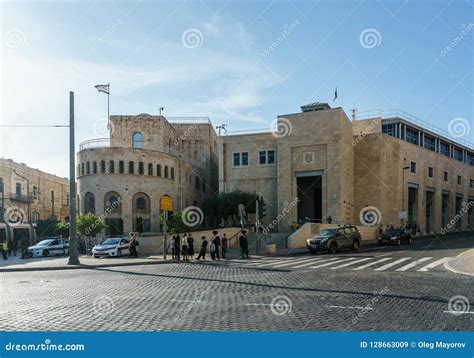 JERUSALEM ISRAEL April 2 2018 Street View In Jerusalem City Center