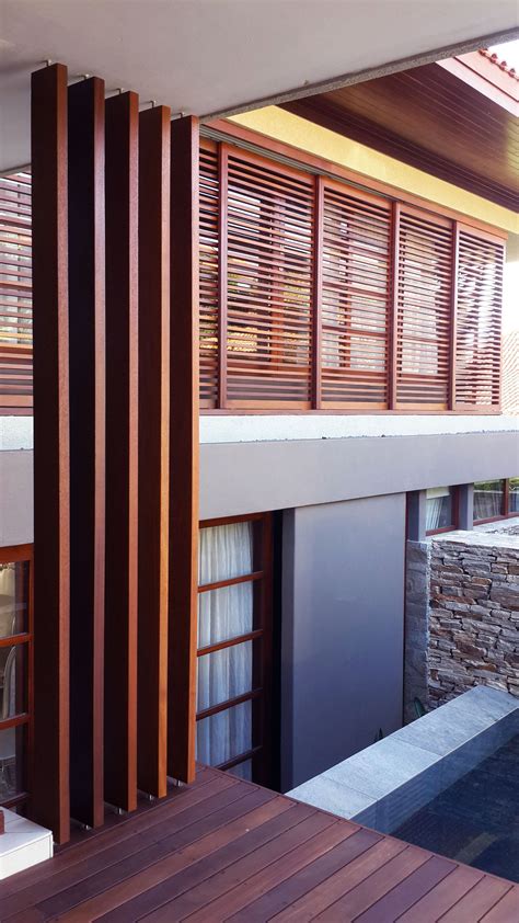 Timber Screen Vertical Fin Detail Zimbali Kzn North Coast For More