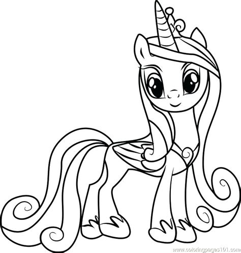 My Little Pony Cadence Coloring Pages at GetColorings.com | Free printable colorings pages to ...