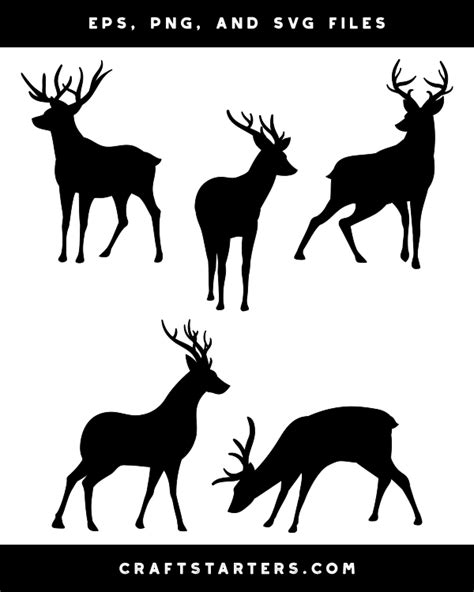 Deer Silhouette Clip Art