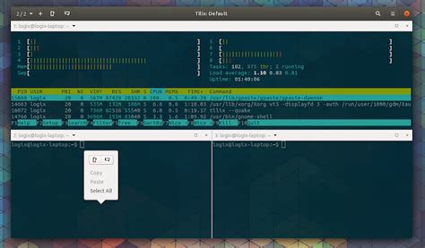 Tilix: The Almost Perfect Tiling GTK+ 3 Terminal Emulator - Linux Uprising Blog