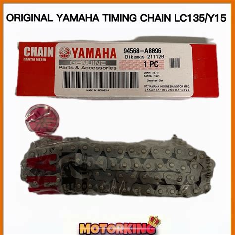 100 ORIGINAL YAMAHA Y15 Y15ZR LC LC135 NMAX TIMING CHAIN 100 ORIGINAL