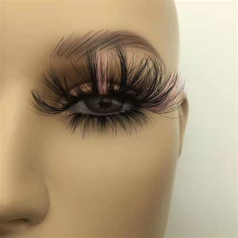 Factory Wholesale Mm Mm Mink Colorful Eyelashes Color Lashes With