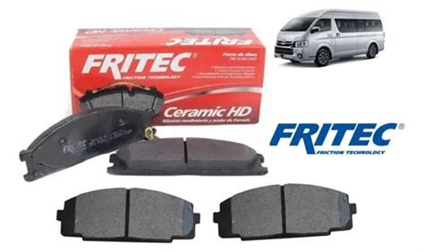 Balatas Delantera Disco Ventilado Ceramicas Toyota Hiace Envío gratis