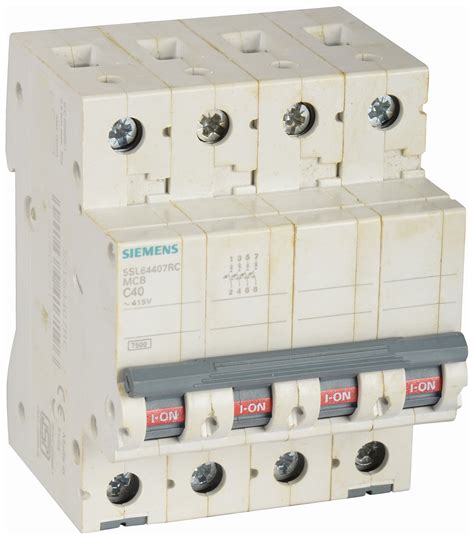 Buy Siemens Plastic A Pole Miniature Circuit Breaker White And