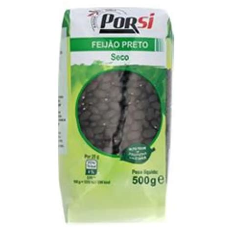 Feijão preto PORSI Nutripédia