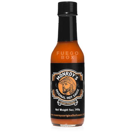 Monroys Mango Habanero Hot Sauce Fuego Box