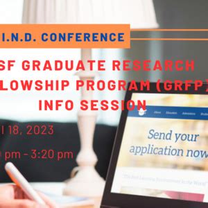 Nsf Graduate Research Fellowship Program Grfp Info Session At The G R