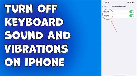 How To Turn Off Keyboard Sound And Vibrations On IPhone NEW UPDATE