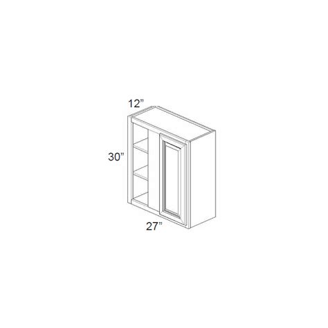 Rta Brilliant White Shaker 27 X 30 Wall Blind Corner Cabinet