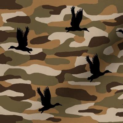 Duck Camo Fabric | Spoonflower