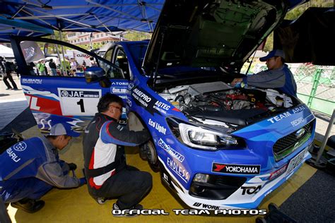 Arai Toshihiro Tanaka Naoya Subaru Wrx Sti Kumakogen Rally