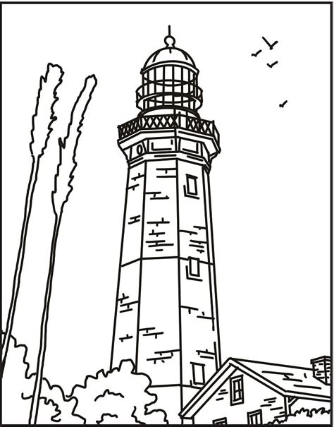 Desenhos De Farol Para Colorir Pintar E Imprimir Colorironline