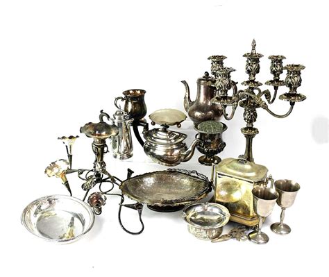 Lot 727 A Large Quantity Of Silver Plated Ware