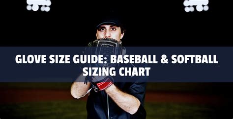 Glove Size Guide Baseball And Softball Size Charts RBI Australia