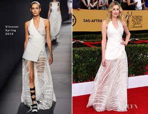 Laura Carmichael In Vionnet Sag Awards Red Carpet Fashion Awards