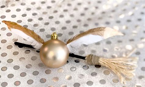 Simple Golden Snitch Ornament Diy Parties With A Cause