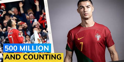 Cristiano Ronaldo Becomes First Individual To Achieve 500 Million