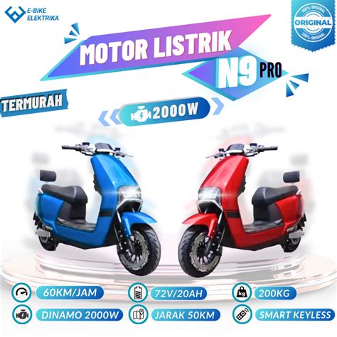 Jual Motor Listrik Uwinfly N9 Pro 2000 Watt Garansi Resmi Molis Terbaru