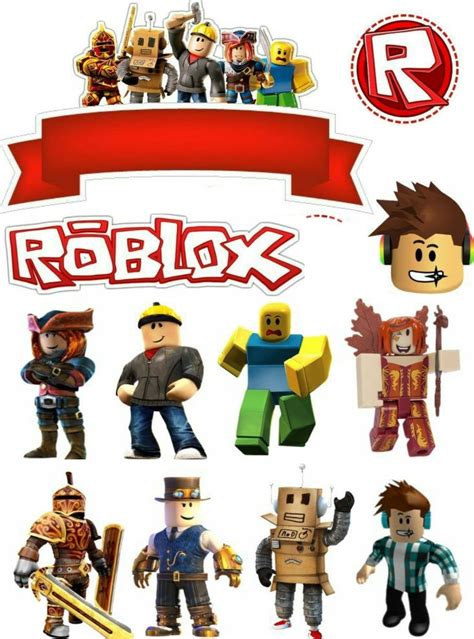 Roblox Imprimibles Para Fiestas Gratis Pasteles Para Ni Os De