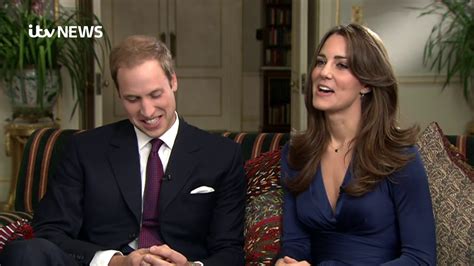 In Full William And Kates 2010 Engagement Interview Itv News Youtube