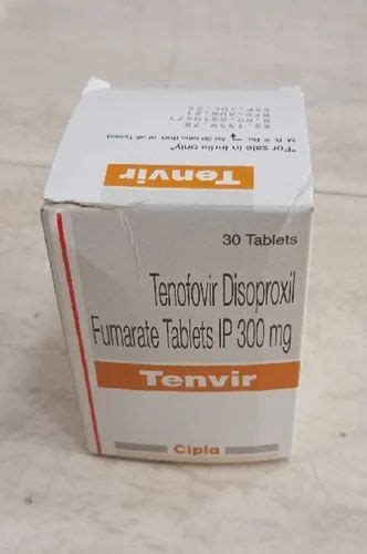 Tenvir Tenofovir Disoproxile Furamate Tablets Ip 300 Mg Cipla Ltd At Rs 850bottle In Dombivli