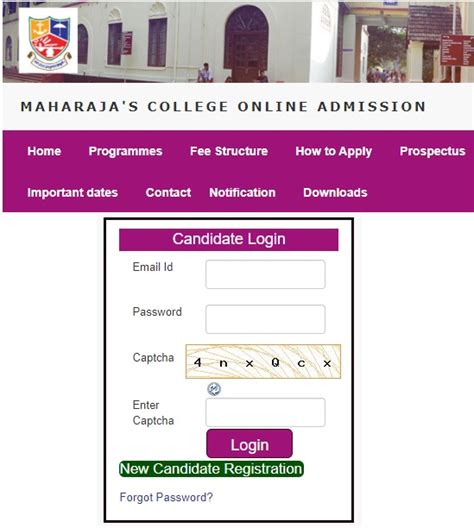 Maharajas Ac In Maharajas College Admission Form Last Date