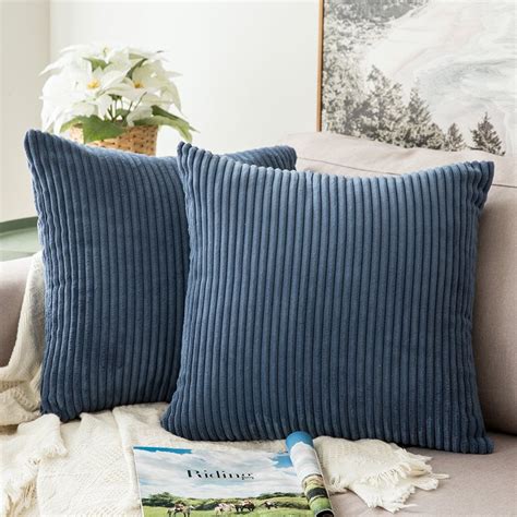 Miulee Corduroy Decorative Throw Pillow Covers Cute Decorative