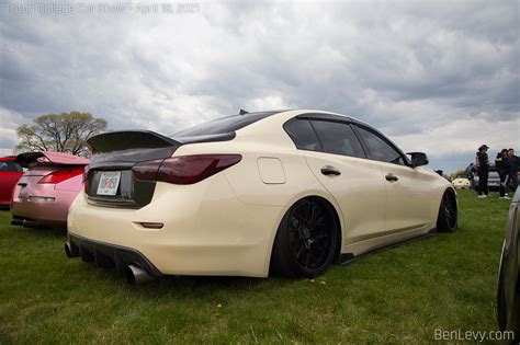 Slammed Infiniti Q50 At Car Show BenLevy