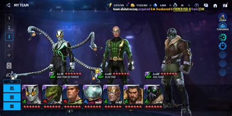 Sinister Six Assemble Tacticality Marvel Future Fight