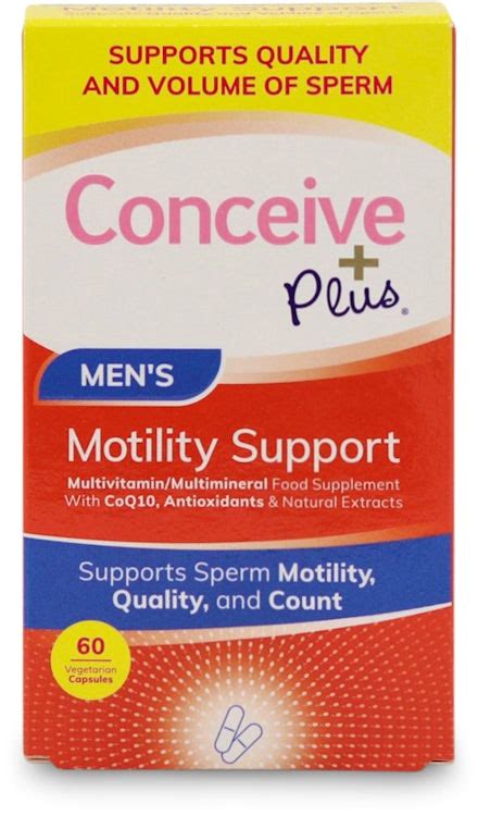 Conceive Plus Mens Motility Support 60 Capsules Medino