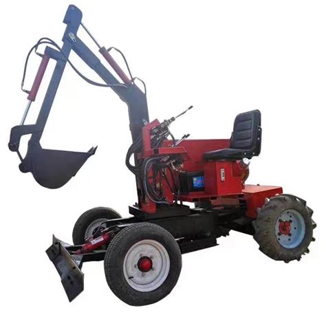 Wheel Mini Garden Used Backhoe Loader Excavator With Log Grapple