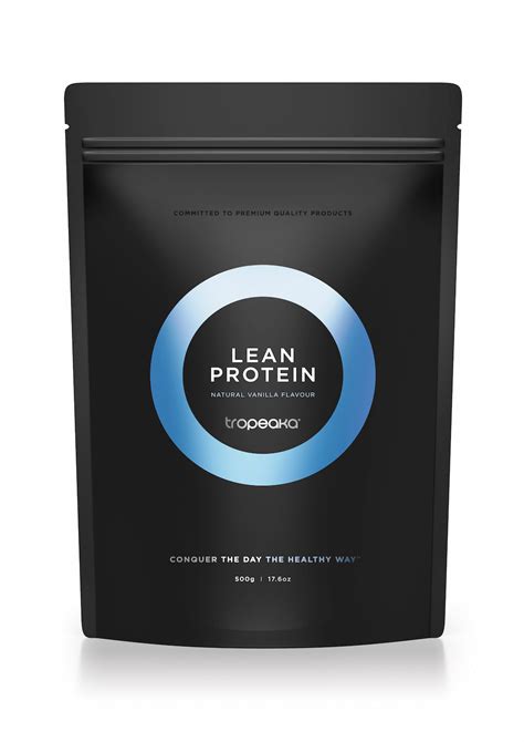 Tropeaka Lean Protein Powder Natural Vanilla Flavour 500g Zestee