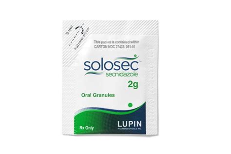 Single Dose Solosec Approved For Trichomoniasis Mpr