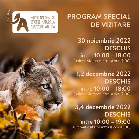 Program special de vizitare la Muzeul Antipa Jurnal de București