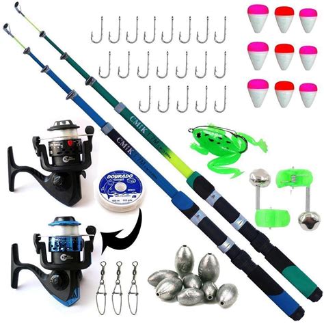 Kit Completo Kit Completo Vara E Molinete Sol Marine Sport Casas Bahia