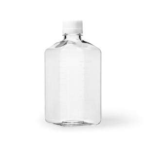 Media Storage Bottles Square Clear PET United Scientific Ward S